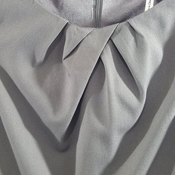 MaxandCleo Gray Dress Size 8 - Picture 6 of 7